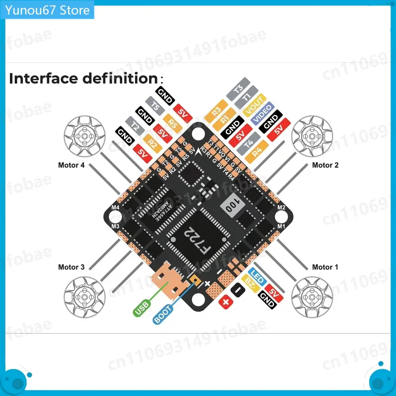 For GEPRC GEP-F722-45A AIO V2  - đánh giá và giá Drone Racing Esc