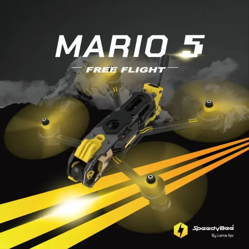 Speedybee Mario 5 O4 Frame Kit - đánh giá và giá Drone Racing Frame